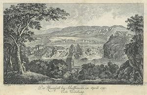 SCHAFFHAUSEN. - Rheinfall. "Der Rheinfall bey Schaffhausen, im Aprill 1797. Erste Vorstellung".