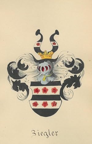 ZIEGLER. - Wappen. Familienwappen.