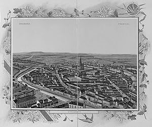 STRASSBURG. - Album von Strassburg. Leporello in Photolithographie. Mit 33 Ansichten.