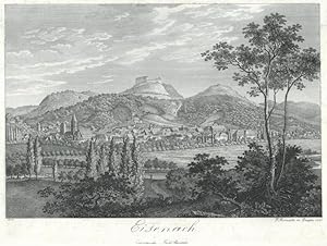 EISENACH. Gesamtansicht mit Wartburg.