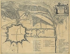 FRANKENTHAL. "Belägerung Der Statt Franckenthal Im Jahr 1621. Delineirt Durch Heinrich von der Bo...