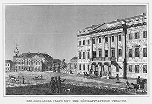 BERLIN. "Der Alexanderplatz mit dem Königsstaedtischen Theater".