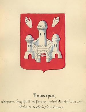 ANTWERPEN. - Wappen. Stadtwappen.