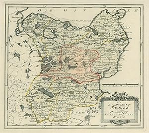 LÜBECK. - Karte. "Die Landschaft Wagrien mit dem Hochstift Lübeck oder Eutin Nro. 300".