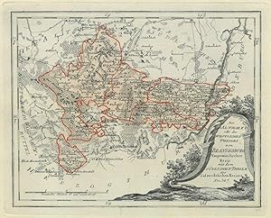 SACHSEN. - Anhalt. - Karte. "Der Altmark oder des westlichen Theiles von Brandenburg Tangermündis...