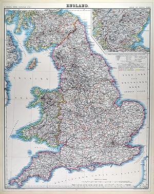 GROSSBRITANNIEN. - England. - Karte. "England".