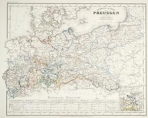 PREUSSEN. - Karte. "General-Karte von Preussen".