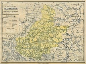 BRACKENHEIM. - Karte. "Karte von dem Kgl. Oberamt Brackenheim".