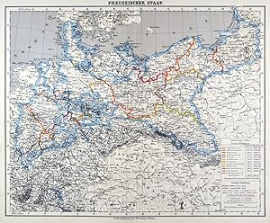 PREUSSEN. - Karte. "Preussischer Staat".