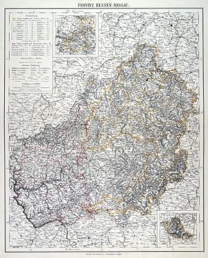 HESSEN. - Karte. "Provinz Hessen-Nassau".