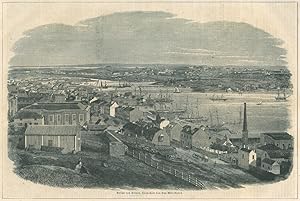 SYDNEY. "Ansicht von Sidney, Hauptstadt von Neu-Süd-Wales". Gesamtansicht von einer Anhöhe.