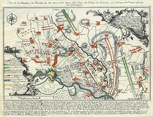 BRESLAU. Schlachtenplan v. 22. Nov. 1757.