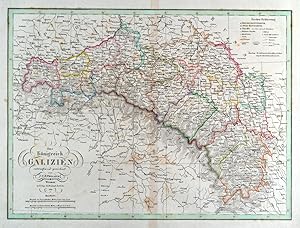 GALIZIEN. - Karte. "Das Königreich Galizien".