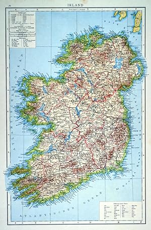 IRLAND. - Karte. "Irland".