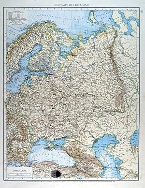 RUSSLAND. - Karte. "Europäisches Russland".