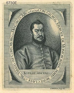 ERDÖDY ZU MONYOROKEREK UND MONTECLAUDIO, Georg Graf von (um 1650). "Com(es) Georgius Erdeödi de M...