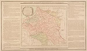 POLEN. - Karte. "Etats de Pologne et de Lithuanie".