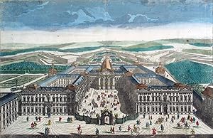 WÜRZBURG. "Vue du Nouveau Palais". Schloßansicht.