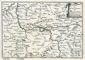 MAINZ. - Karte. "Carte du Gouvernement de Mayence".