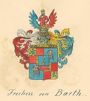 BARTH. - Wappen. Familienwappen.