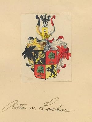 LOCHER. - Wappen. Familienwappen.