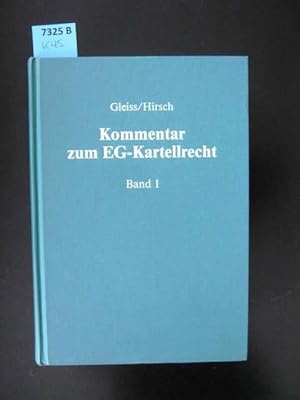 Bild des Verkufers fr Kommentar zum EG-Kartellrecht. zum Verkauf von Augusta-Antiquariat GbR