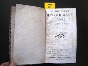 Bild des Verkufers fr Historiarum Libri. Qui supersunt omnes. zum Verkauf von Augusta-Antiquariat GbR