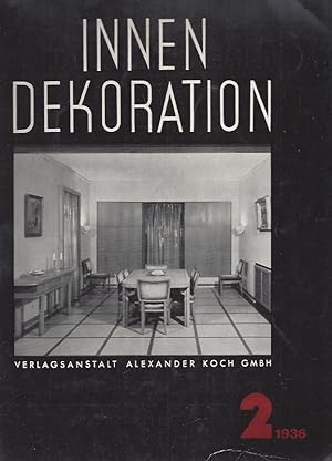 Bild des Verkufers fr Das Behagliche Heim - INNEN DEKORATION - Vollstndiger Jahrgang 1936 (12 Hefte, Januar bis Dezember) zum Verkauf von ART...on paper - 20th Century Art Books