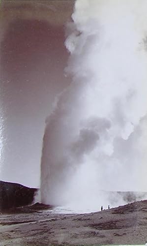 Fine Photograph of "Old Faithful Geyser".