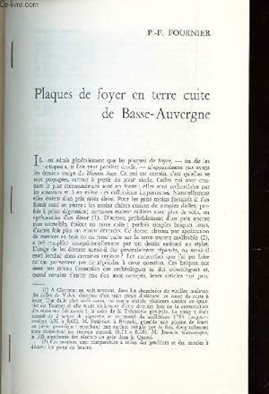 Bild des Verkufers fr PLAQUES DE FOYER EN TERRE CUITE DE BASSE-AUVERNE zum Verkauf von Le-Livre