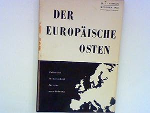 Seller image for Der Europische Osten : Politische Monatsschrift fr eine neue Ordnung ; 4. Jahrgang/Heft 7 for sale by ANTIQUARIAT FRDEBUCH Inh.Michael Simon