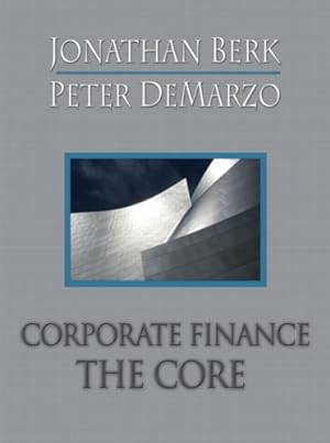 Seller image for Corporate Finance: The Core for sale by Modernes Antiquariat an der Kyll