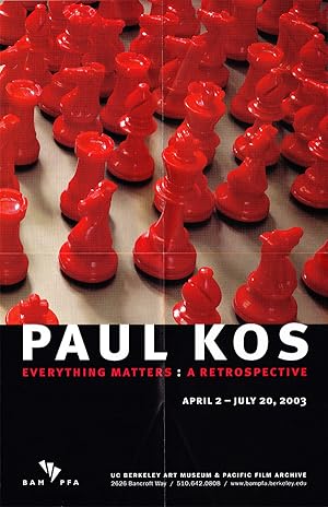 Paul Kos: Everything Matters: A Retrospective (Poster)