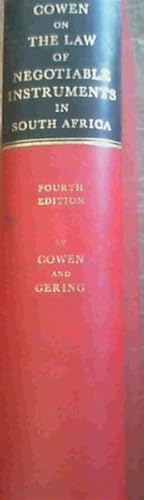 Seller image for Cowen on the Law of Negotiable Instruments in South Africa 4th Edition. for sale by Chapter 1