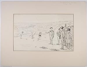 Fine Original Signed Pen and Ink Cartoon, titled 'The Crop', (Sir Francis Carruthers, 1844-1925, ...