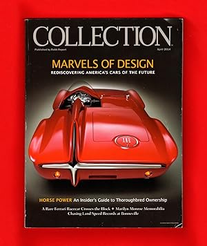 The Robb Report Collection - April, 2014. Cover: 1960 Plymouth XNR. Marvels of Design - Rediscove...