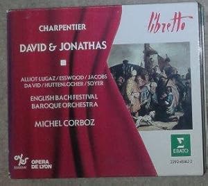 Bild des Verkufers fr David & Jonathas. Tragdie en musique en 5 achtes / Musikal. Tragdie in fnf Aufzgen. Libretto: Pre Bretonneau. Ensemble de Solistes Maitrise de L'Opra de Lyon Direction Michael Corboz. zum Verkauf von Antiquariat Johann Forster