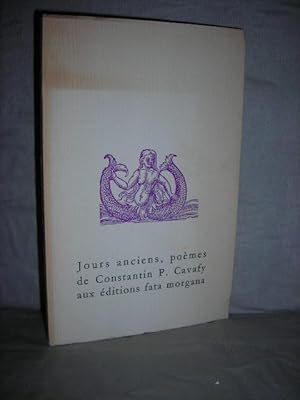 Seller image for Jours Anciens, Poemes for sale by High Barn Books