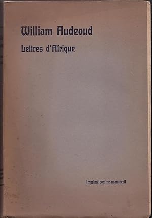 Lettres d'Afrique