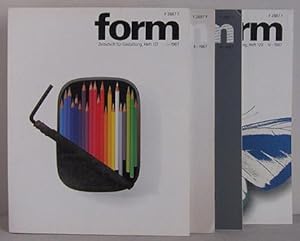 form - Zeitschrift für Gestaltung, Jg. 1987 - Möbeldesign, Typografie, Le Corbusier, S-Bahn in Be...