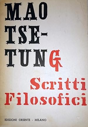 SCRITTI FILOSOFICI