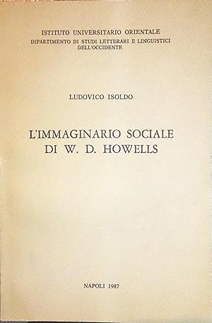 L'IMMAGINARIO SOCIALE DI W. D. HOWELLS