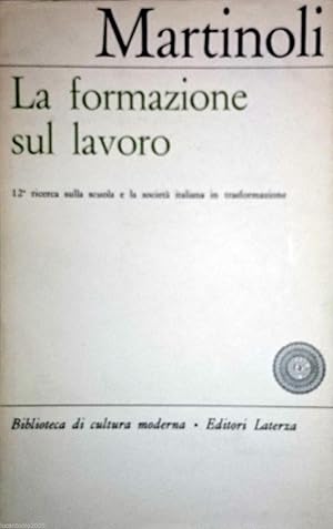 LA FORMAZIONE SUL LAVORO