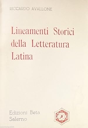 LINEAMENTI STORICI DELLA LETTERATURA LATINA