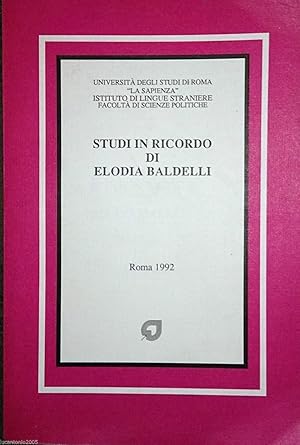 STUDI IN RICORDO DI ELODIA BALDELLI