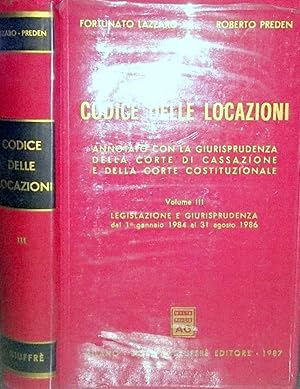 CODICE DELLE LOCAZIONI ANNOTATO CON LA GIURISPRUDENZA DELLA CORTE DI CASSAZIONE E DELLA CORTE COS...