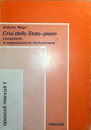 CRISI DELLO STATO-PIANO COMUNISMO E ORGANIZZAZIONE