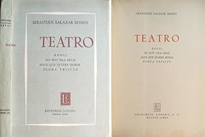 Imagen del vendedor de Teatro. [Rodil. No hay isla feliz. Algo que quiere morir. Flora Tristn]. a la venta por Hesperia Libros