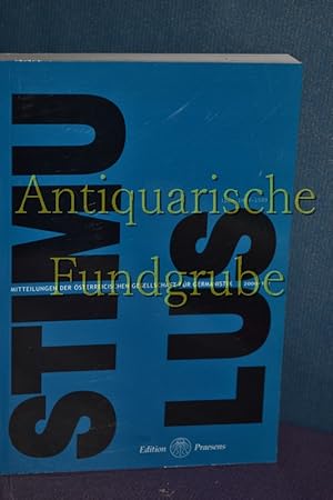 Immagine del venditore per Stimulus : Mitteilungen der sterreichischen Gesellschaft fr Germanistik / sterreichische Gesellschaft fr Germanistik 2000/1 und 2 venduto da Antiquarische Fundgrube e.U.