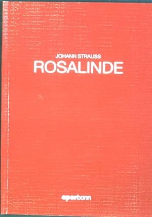 Bild des Verkufers fr Rosalinde: Ballett von Ronald Hynd; Musik von Johann Strauss zum Verkauf von books4less (Versandantiquariat Petra Gros GmbH & Co. KG)